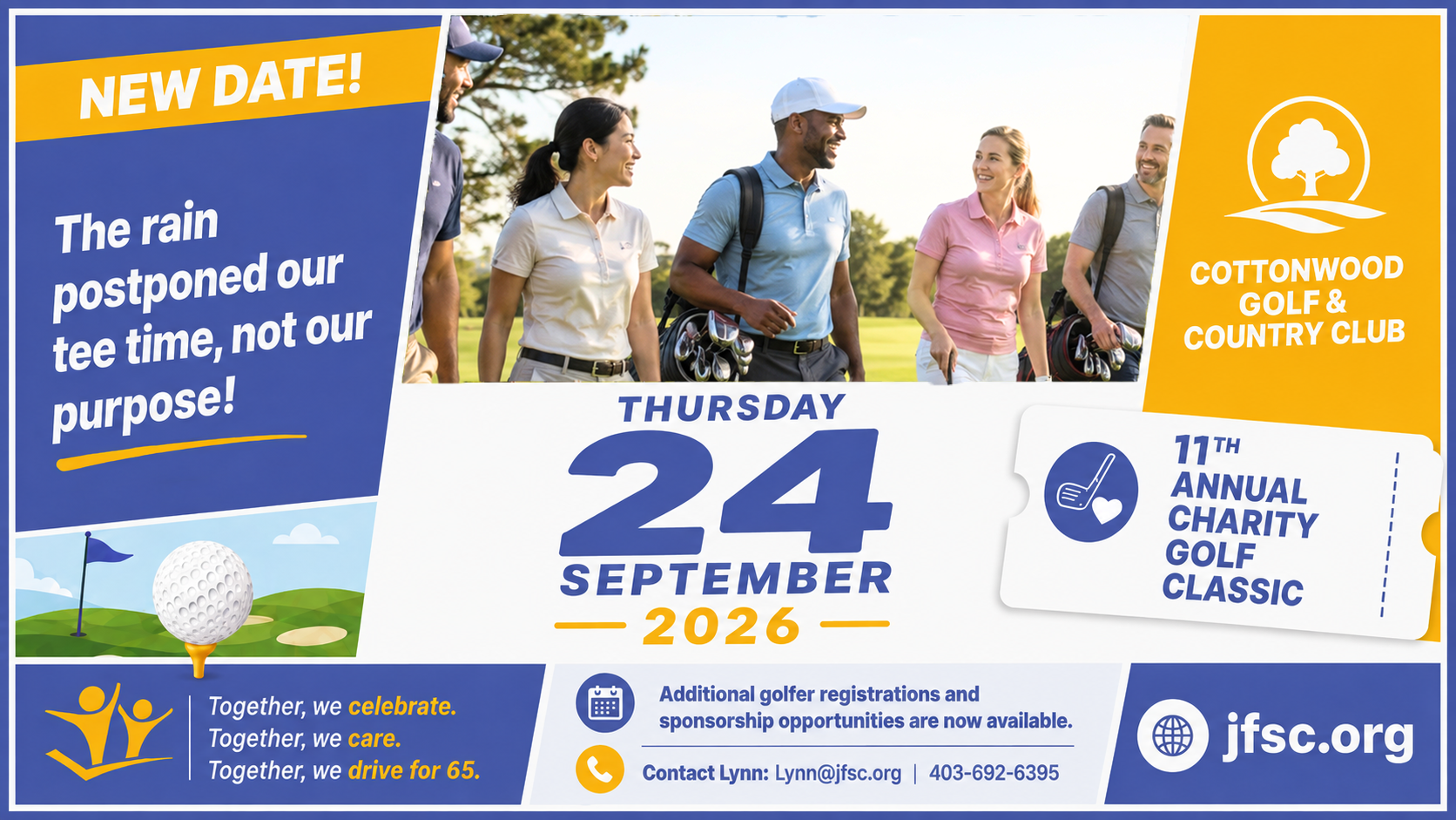 JFSC Charity Golf Classic – New Date September 24, 2026